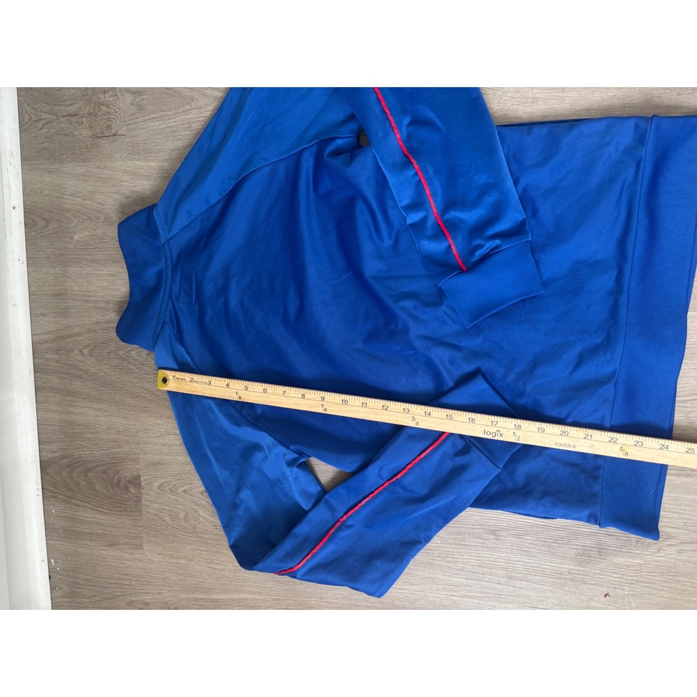 Converse All Star Track Jacket Boys XL Blue Full Zip Raglan Sleeve Sportswear - Picture 5 of 6
